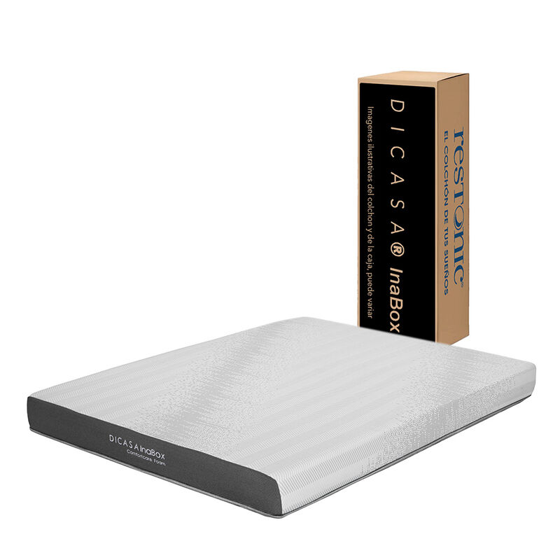 Colch&oacute;n Individual Dicasa InaBox + Almohada 2Pa... image number null