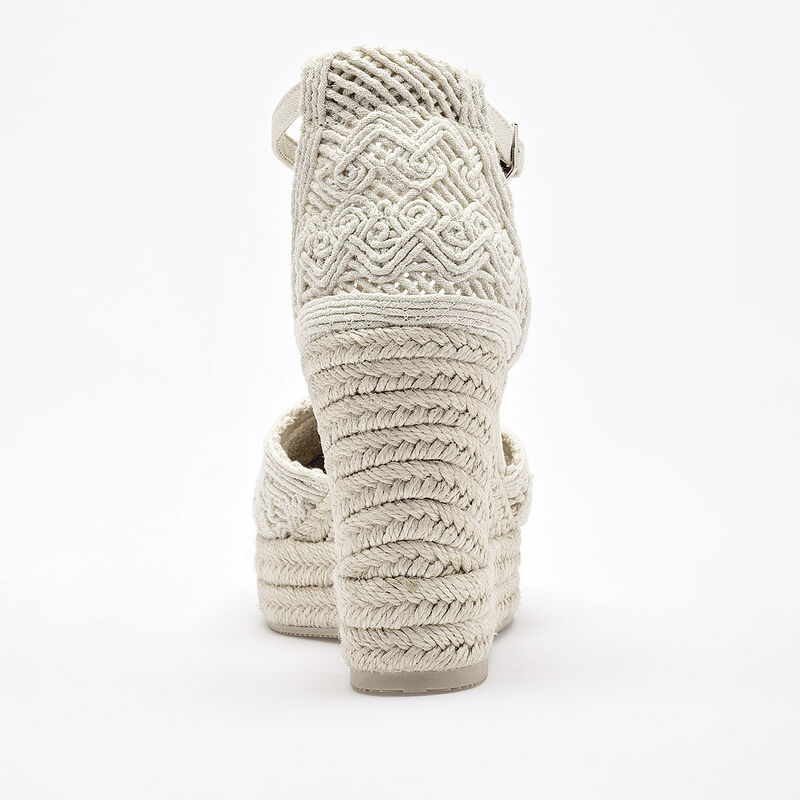 Corina alpargata cu&ntilde;a para mujer beige cod 1419... image number null