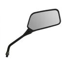 Espejos Rectangular Motocicleta Metalicos Negro 2p Sparelli