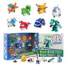 Paquete De 15 Unidades Toy Super Wings Transformer Con Ruedas M&oacute;viles Reales