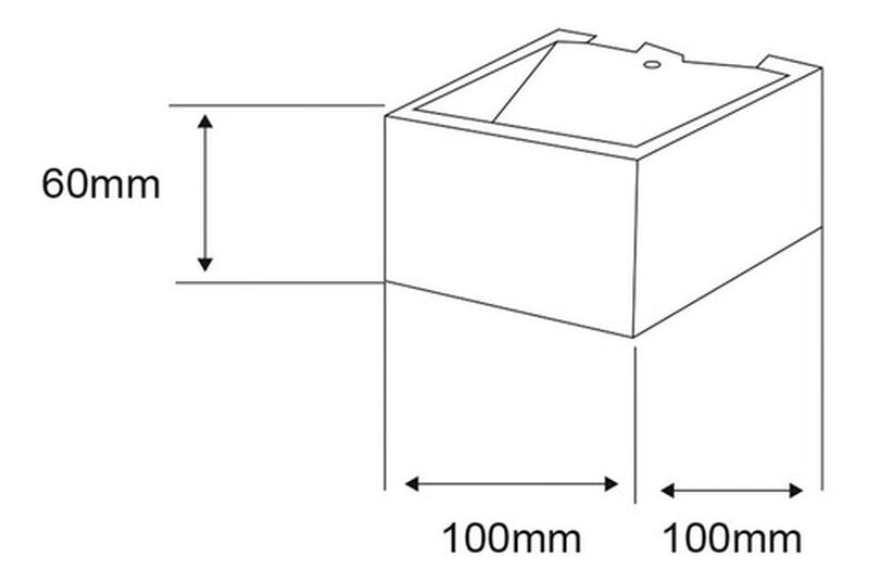 Lampara  Sobreponer Muro Blanco 55w Luz Suave C... image number null