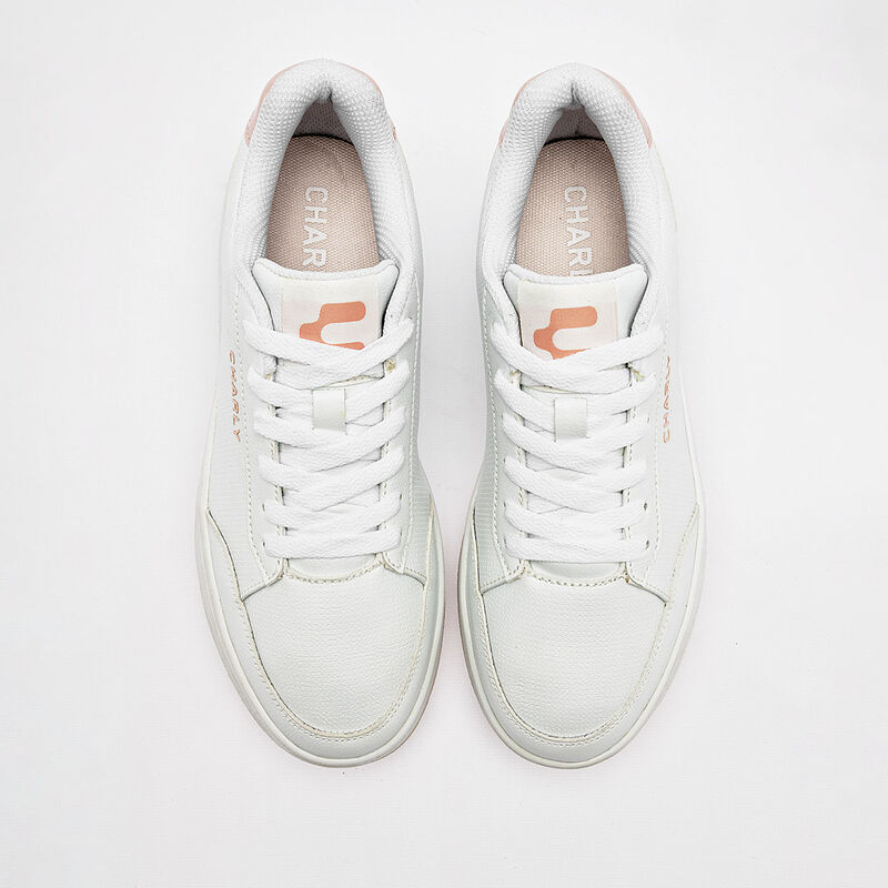 Charly tenis para mujer blanco rosa cod 139591-... image number null
