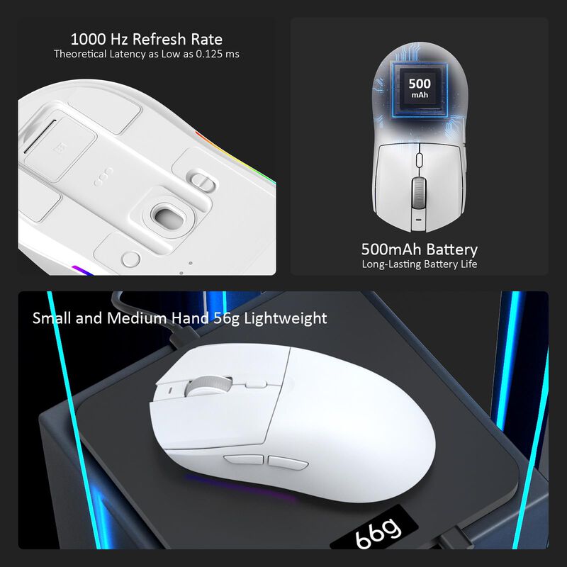 Rat&oacute;n Gaming Ajazz AJ139 V2 MC 66g Inal&aacute;mbrico ... image number null