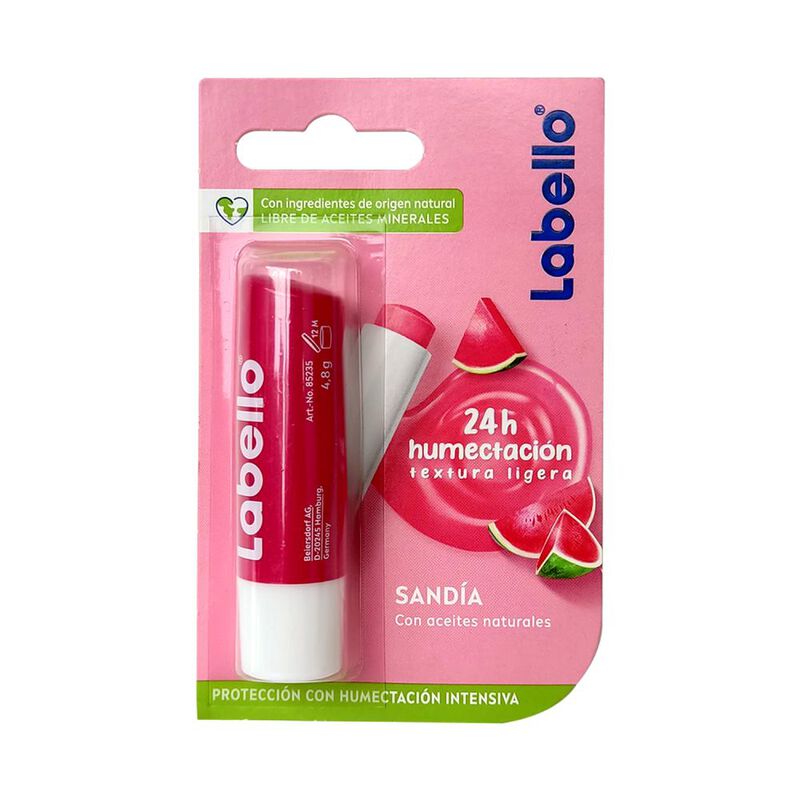 Protector Labial Labello Sandia Humectaci&oacute;n Int... image number null