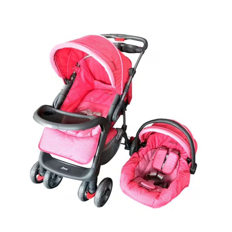 Carriola D Beb&eacute; Travel System Aventura Rosa image number null