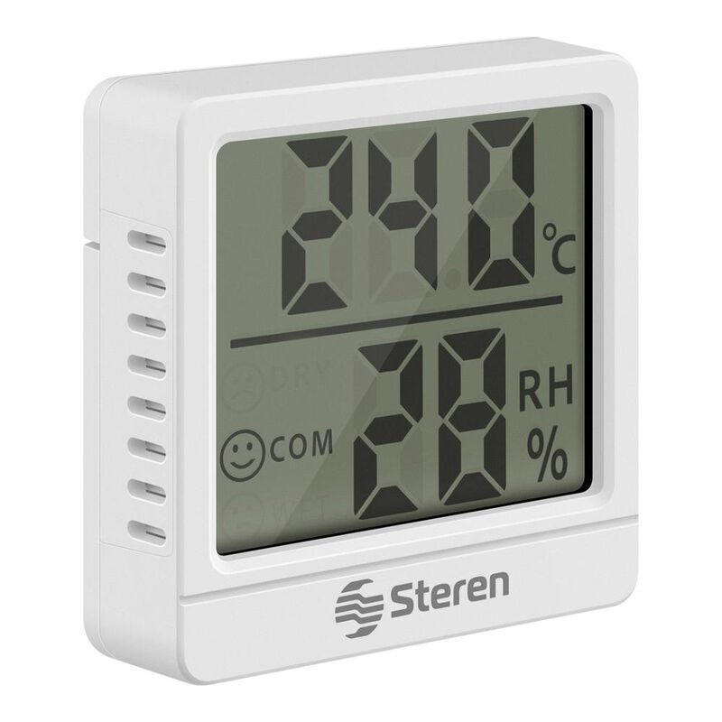 Mini term&oacute;metro digital con sensor de humedad (... image number null