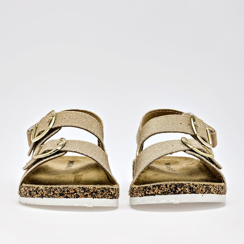 Moramora sandalia para ni&ntilde;a dorado cod 141578-D image number null