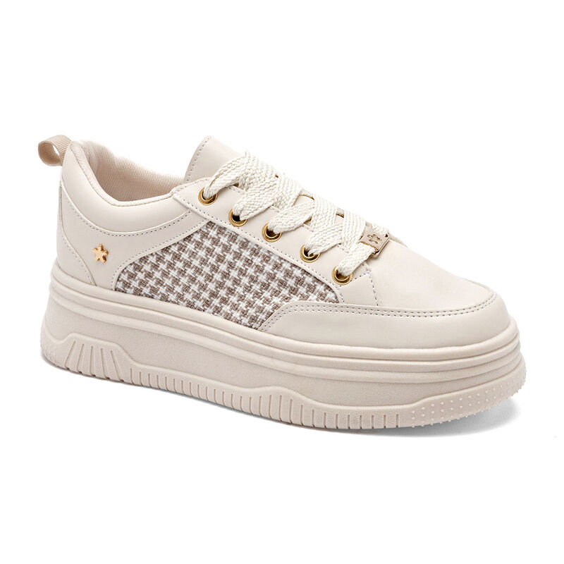 Moramora Tenis Urbano Beige Para Mujer 148979ce image number null