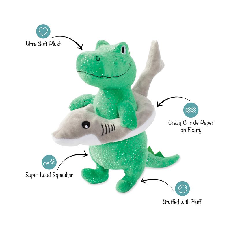 Juguete De Peluche Para Perros Fringe Shark Wee... image number null