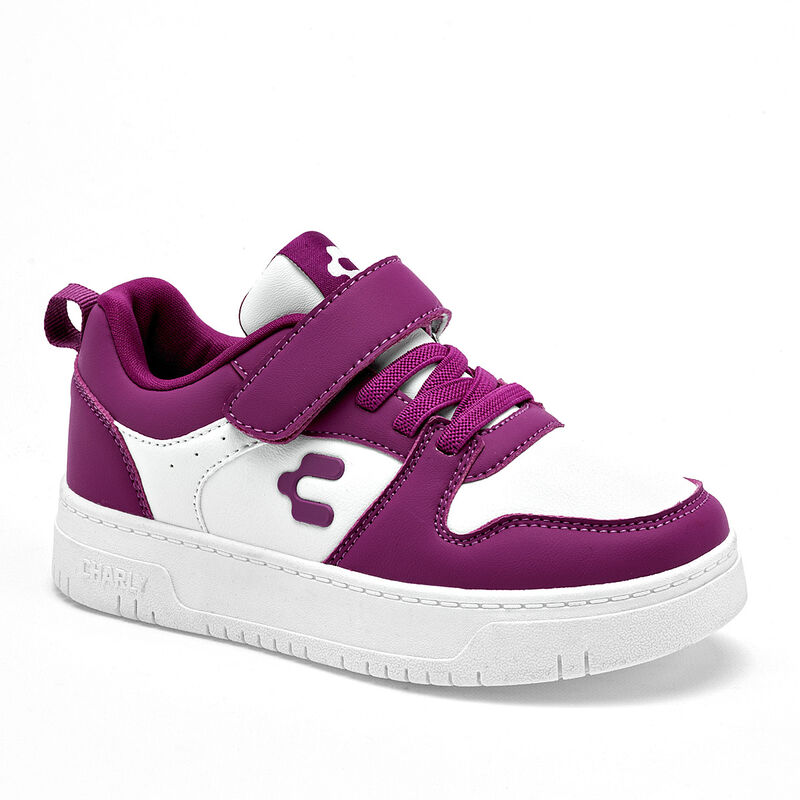 Charly tenis urbano para ni&ntilde;a fucsia blanco cod... image number null