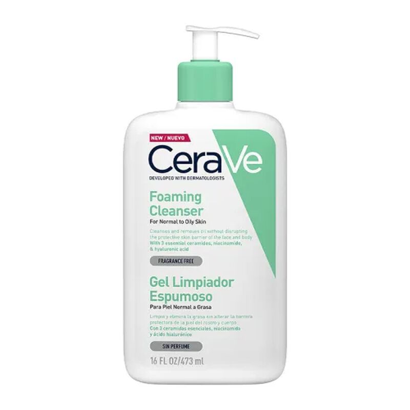 CERAVE GEL LIMPIADOR ESPUMOSO PARA PIEL NORMAL ... image number null