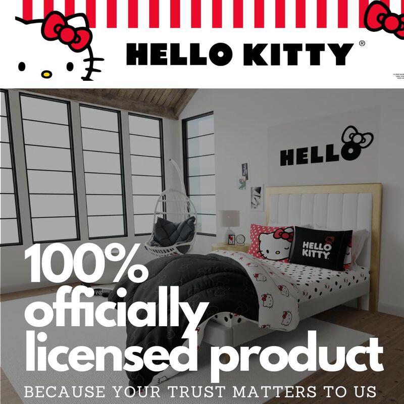 Juego De S&aacute;banas Franco Collectibles Hello Kitt... image number null