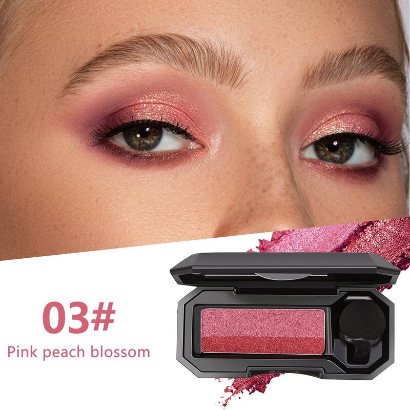 Sombras De Ojos Hulyfw Bicolor Resistente Al Ag... image number null