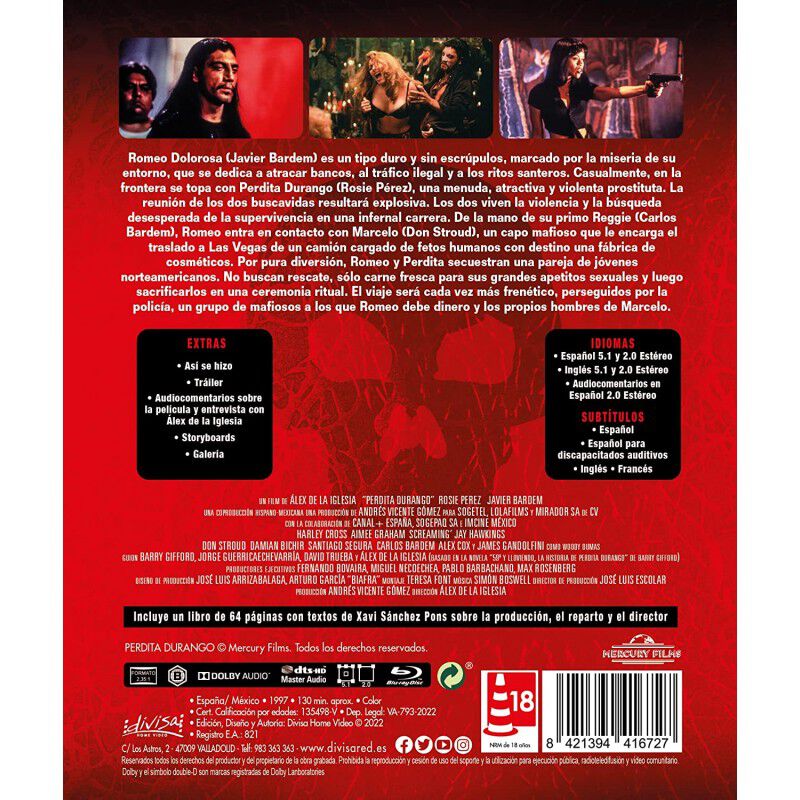 Perdita Durango - Ed. Libro (64 pags) (Blu-ray)... image number null