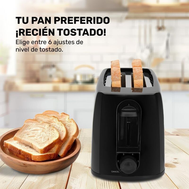 Tostador De Pan Taurus Lucerna Tost Negro 2 Reb... image number null