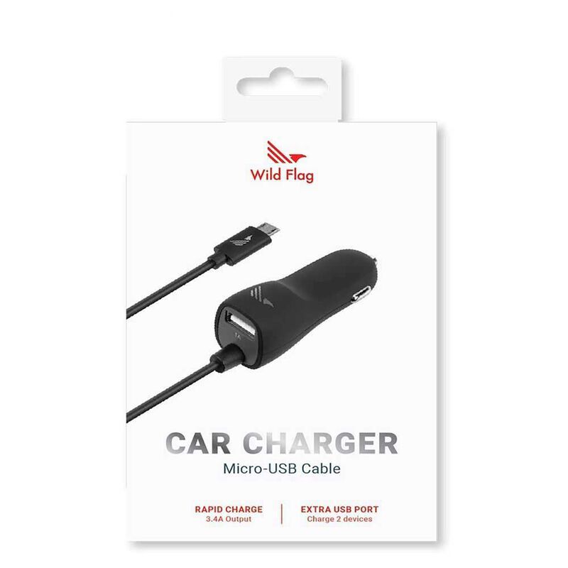 Cargador de Auto WILD FLAG Micro USB Universal ... image number null
