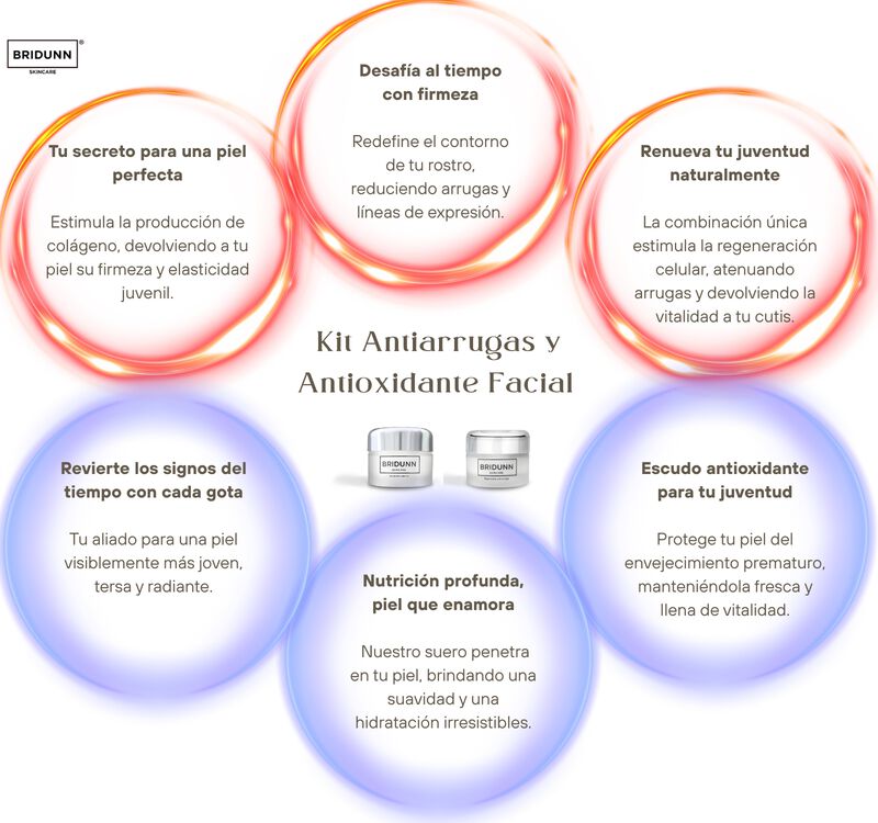 BRIDUNN Kit Natural Antiedad Facial | Crema Ant... image number null