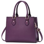 Bolso Chicarousal 30x13x23 Cm Morado Cuero Pu
