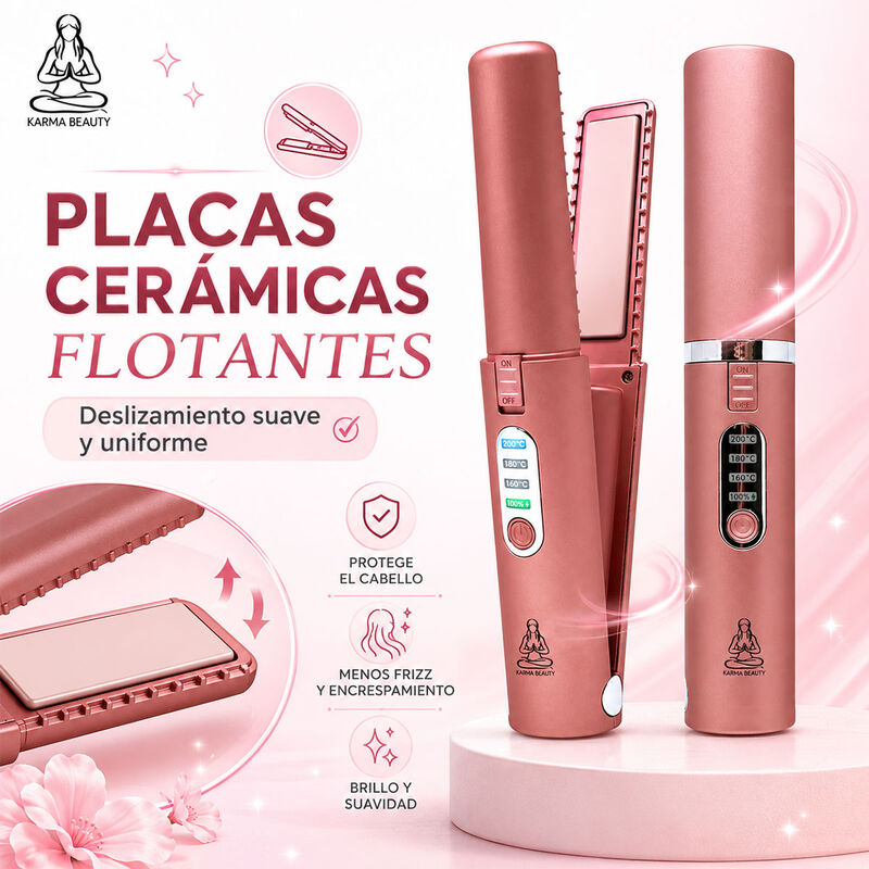 Plancha Port&aacute;til Inal&aacute;mbrica Karma Beauty Style... image number null