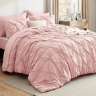 Juego De Edred&oacute;n Bedsure Tama&ntilde;o King Rosa Con 7 Piezas