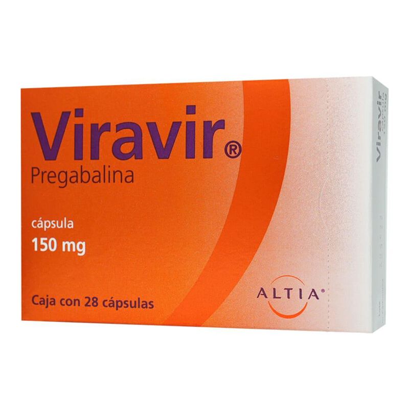 Viravir 150 mg 28 c&aacute;psulas 150 mg caja con 28 c... image number null