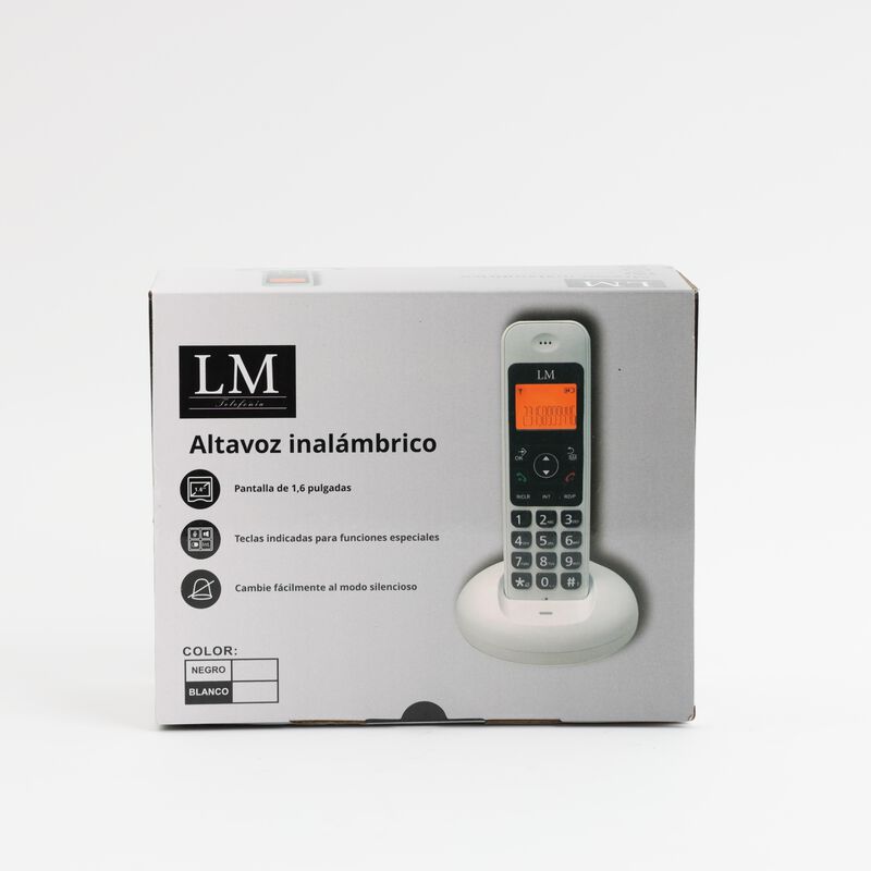 Teléfono inalámbri cocolor  blanco LM-521-2 image number null