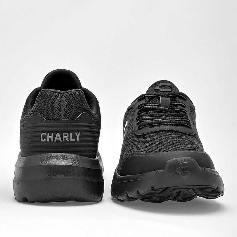 Charly Tenis deportivo para hombre. Negro, runn... image number null