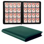 Carpeta Anixitech 640 Tarjetas Con Toploader De 3" X 4" Verde