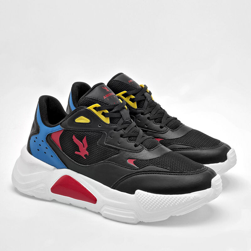 American Fire Tenis urbano para hombre negro az... image number null
