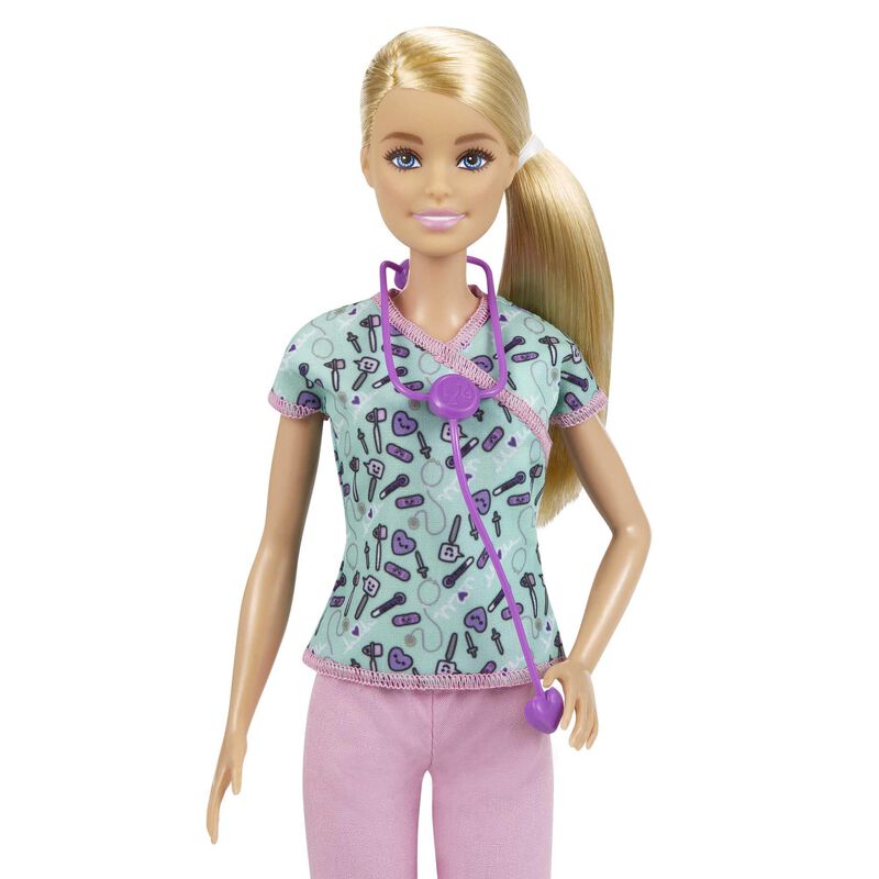 Mu&ntilde;eca Moderna Barbie Careers Nurse Con Estetos... image number null