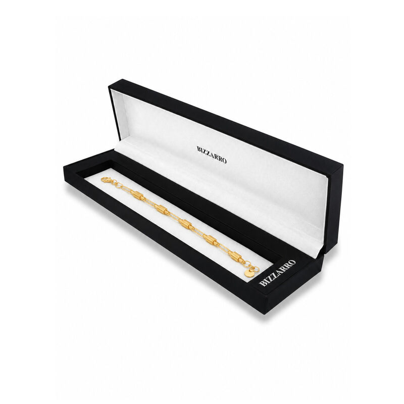 Pulsera De Oro Amarillo 10k 17+2 Cm Elegante | ... image number null