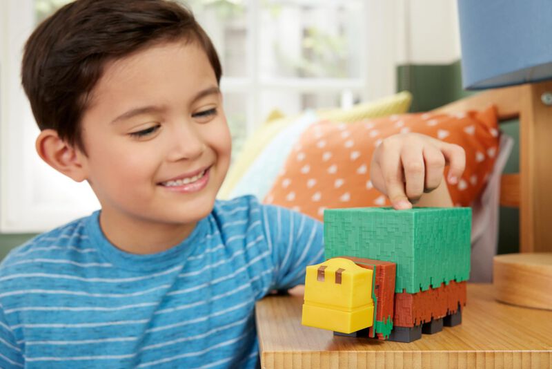 Figura De Acci&oacute;n Mattel Minecraft Sniffer Con S... image number null