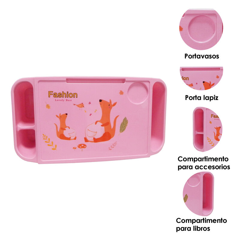 Mesita Infantil Multifuncional Aquila Rosa de P... image number null