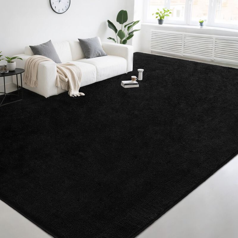 Alfombra Aafkk 274 Cm X 366 Cm Negra De Espuma ... image number null