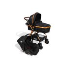 Carriola Multifuncional Plegable Con Respaldo Reclinable Y Canastilla De Almacenamiento Para Beb&eacute;