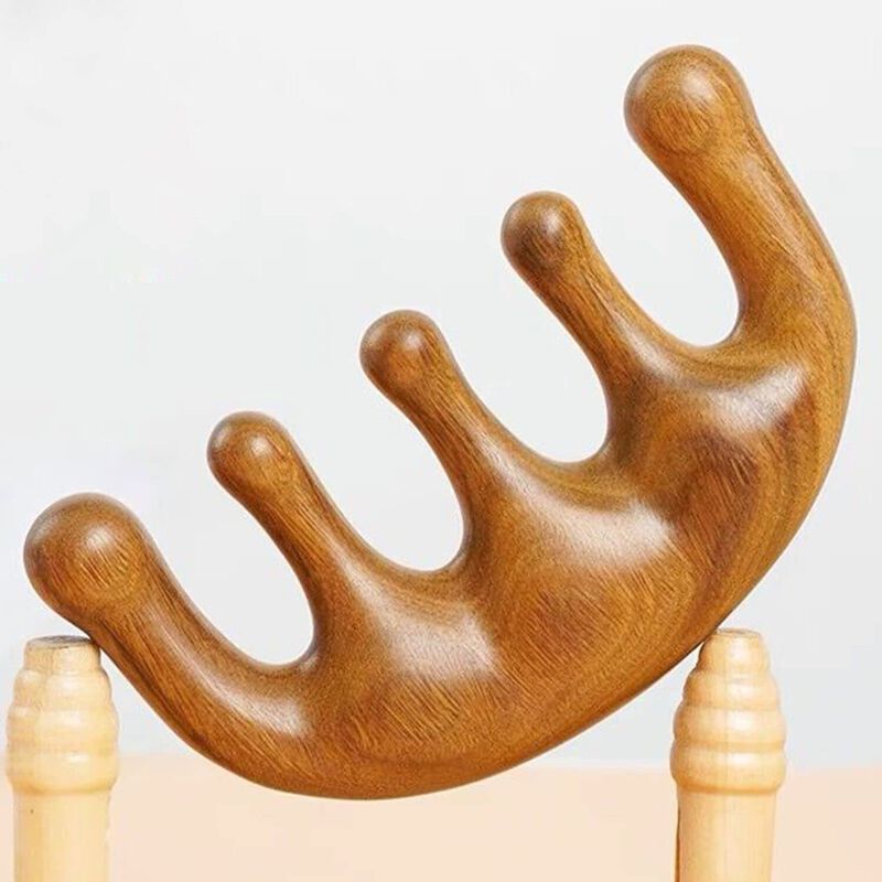 Peine De Masaje Ouyfbo De Madera Artesanal De 5... image number null