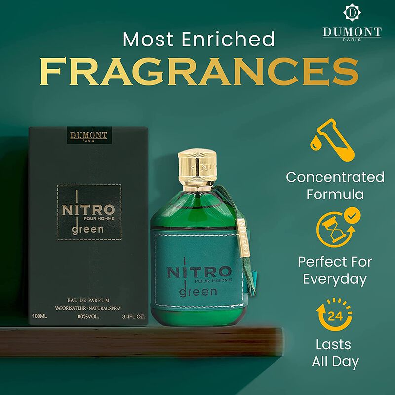 Perfume Dumont Nitro Green Eau De Parfum 100 ml image number null
