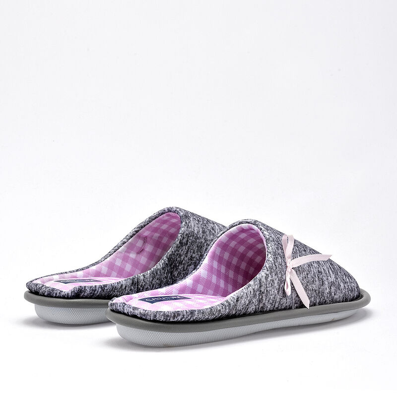 Calzatura pantufla para mujer gris cod 140296-E image number null