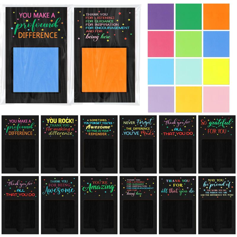 Set De Porta Notas Adhesivas Motipuns 72 Piezas... image number null