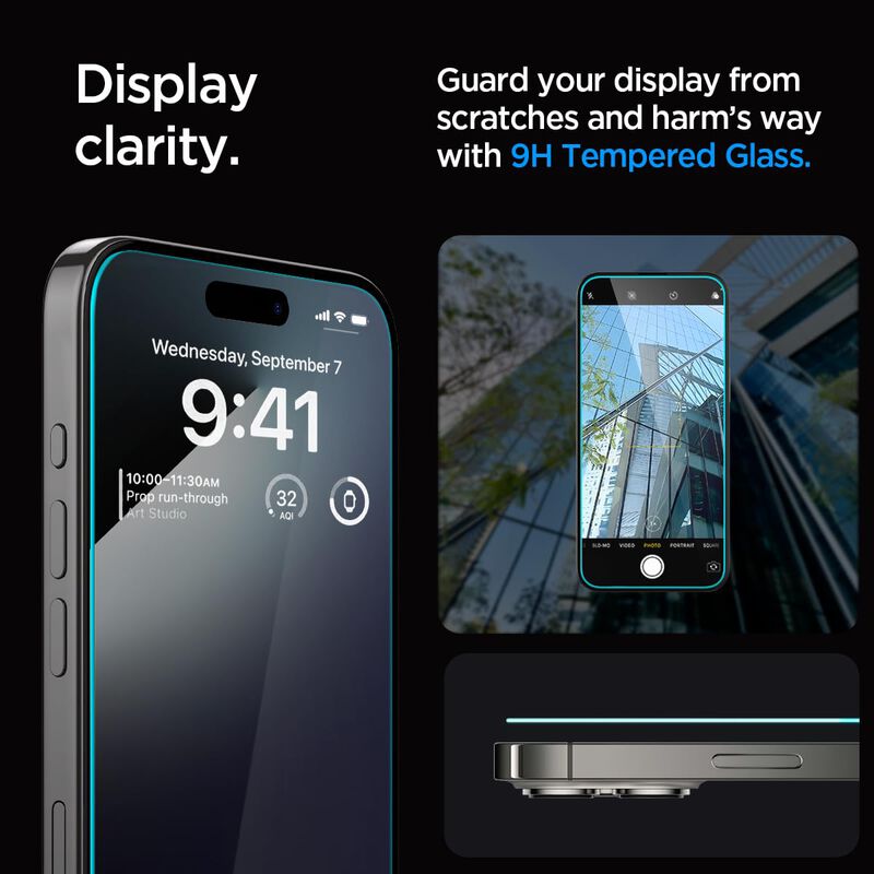Protector De Pantalla Spigen Glastr Ez Fit Para... image number null
