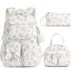 Mochila Fimibuke Set Escolar De 3 Piezas En Pana