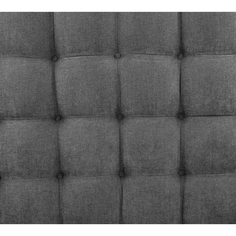 Cabecera Queen Size Trinity Slip Gris Oscuro image number null