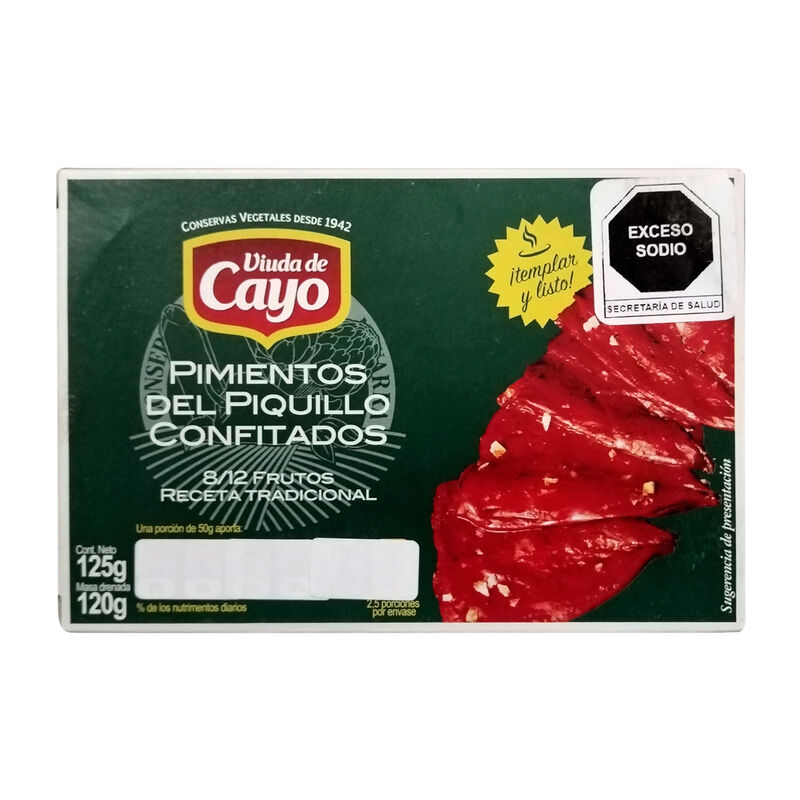 Piment&oacute;n piquillo confitado 125 gr image number null