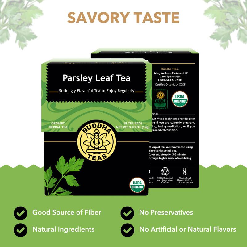 T&eacute; De Hoja De Perejil Buddha Teas 24 g 18 Bolsa... image number null