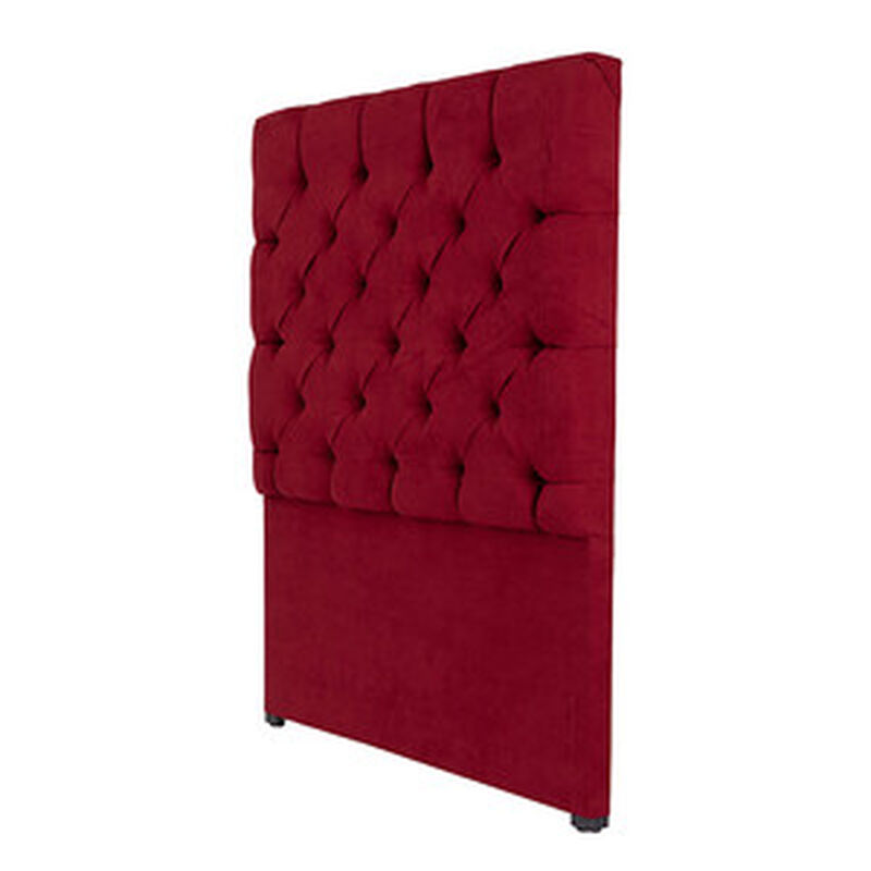 Cabecera King Size Dicasa Capri Rojo image number null