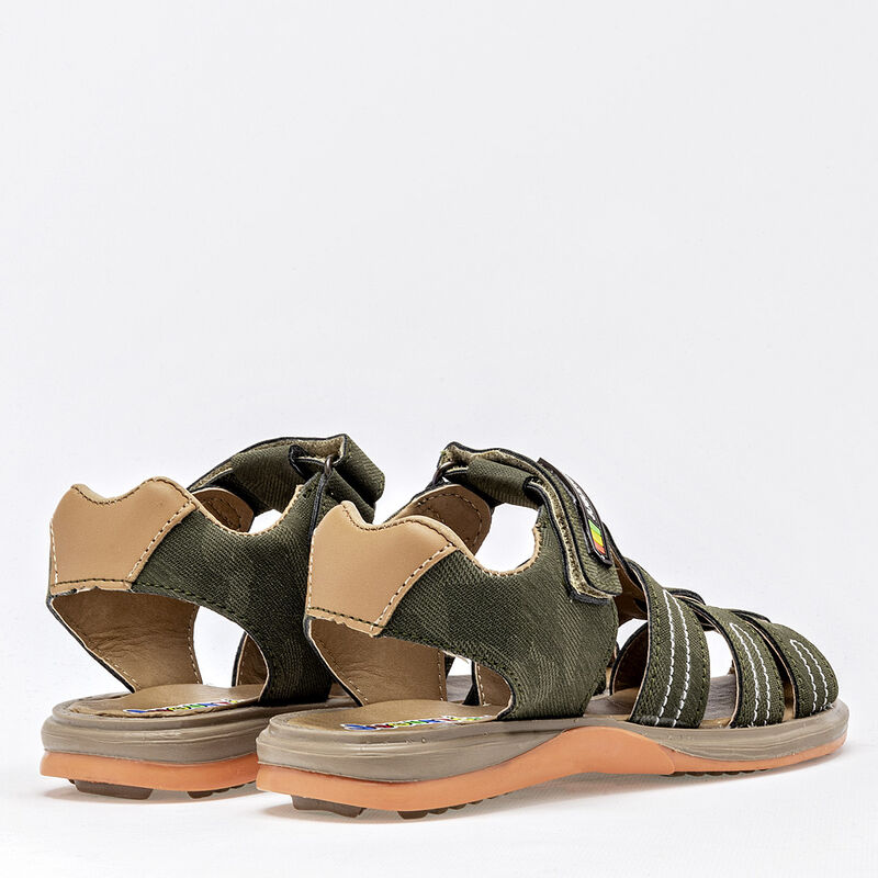 Juguetón Sandalia para niño olivo image number null