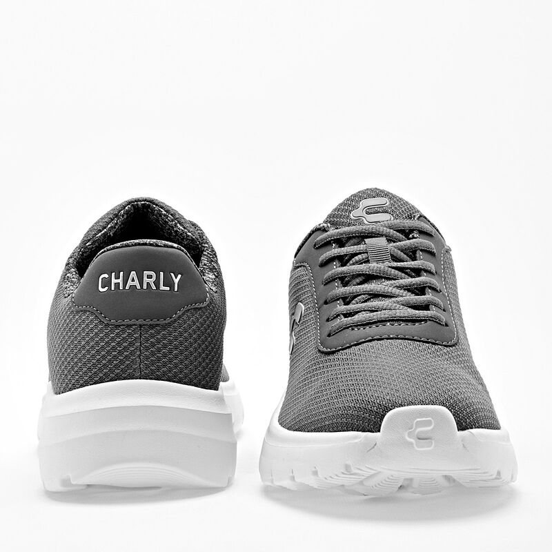 Charly Tenis deportivo para hombre gris, runnin... image number null