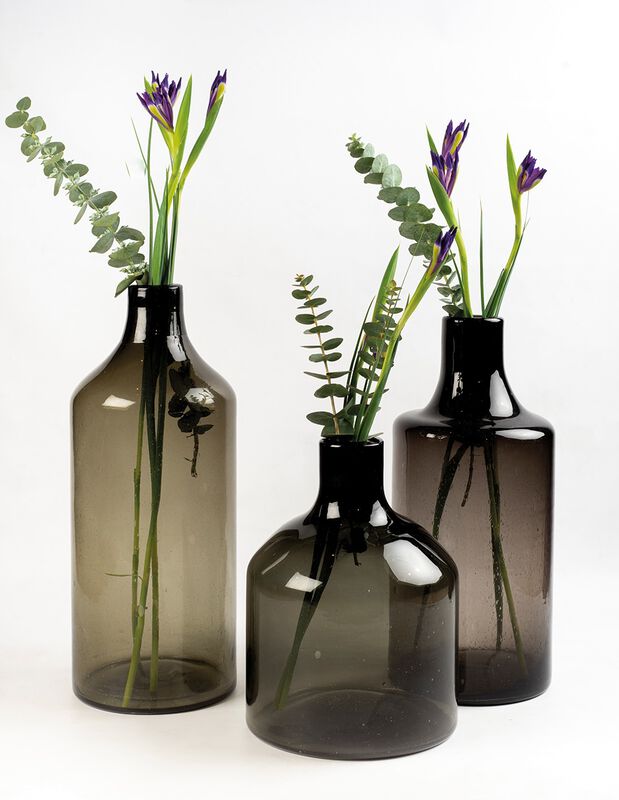 Jarrones Set de 3 jarrones Decorativos de Vidri... image number null