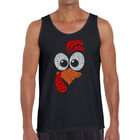 Tank Top Word Art Para Hombre - Cara de Pavo - Negro