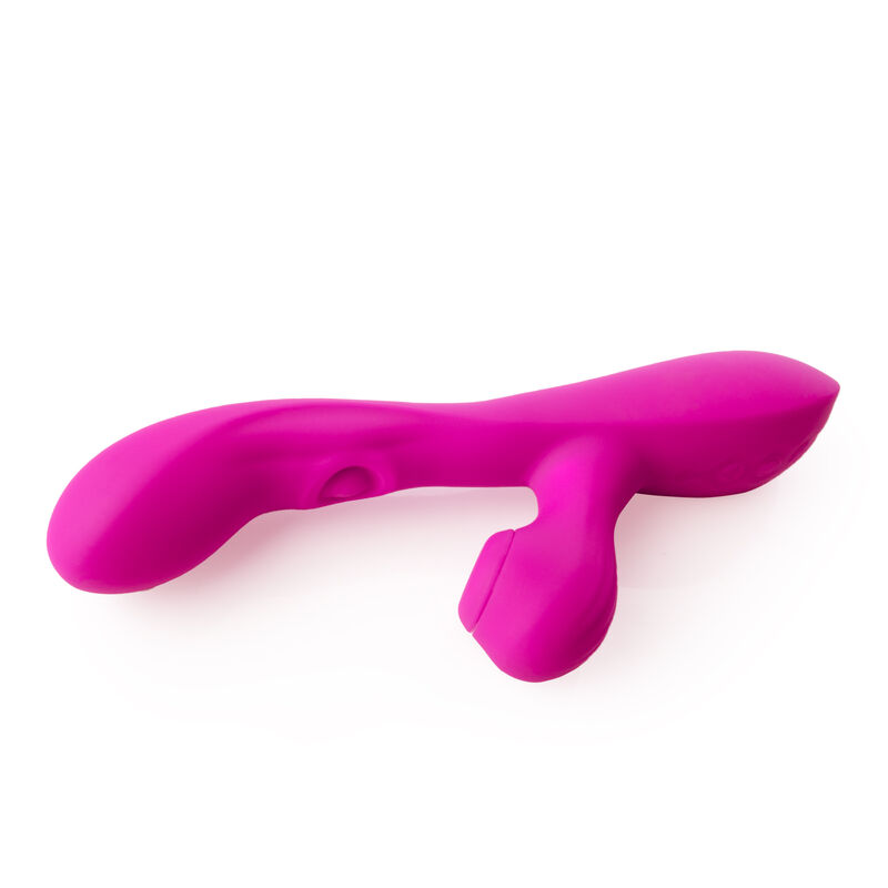 VIBRADOR DILDO SUCCIONADOR FEMENINO CONEJO ROSA... image number null